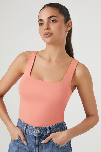 BODYSUIT DE LICRA LISA Y ESCOTE CUADRADO