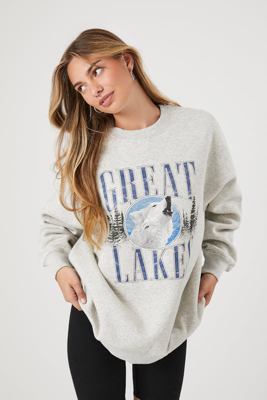 SUDADERA LOGO "GREAT LAKES"