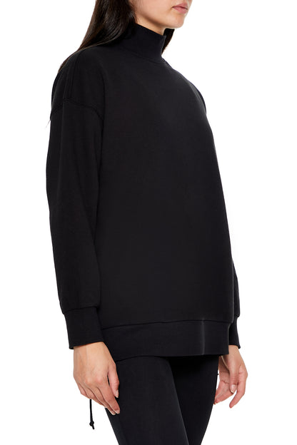 SUDADERA DE ALGODÓN CUELLO ALTO