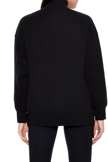SUDADERA DE ALGODÓN CUELLO ALTO