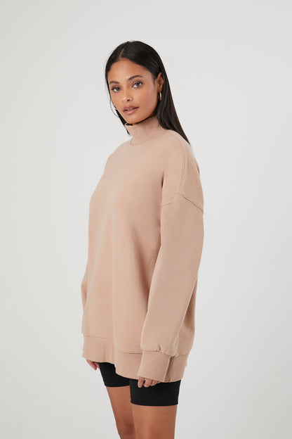 SUDADERA DE ALGODÓN CUELLO ALTO