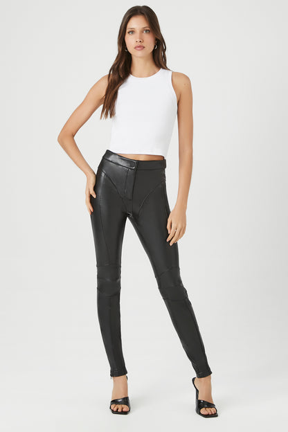 PANTALON SKINNY DE CUERO ECOLÓGICO