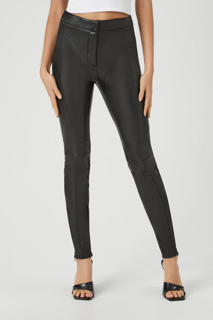 PANTALON SKINNY DE CUERO ECOLÓGICO