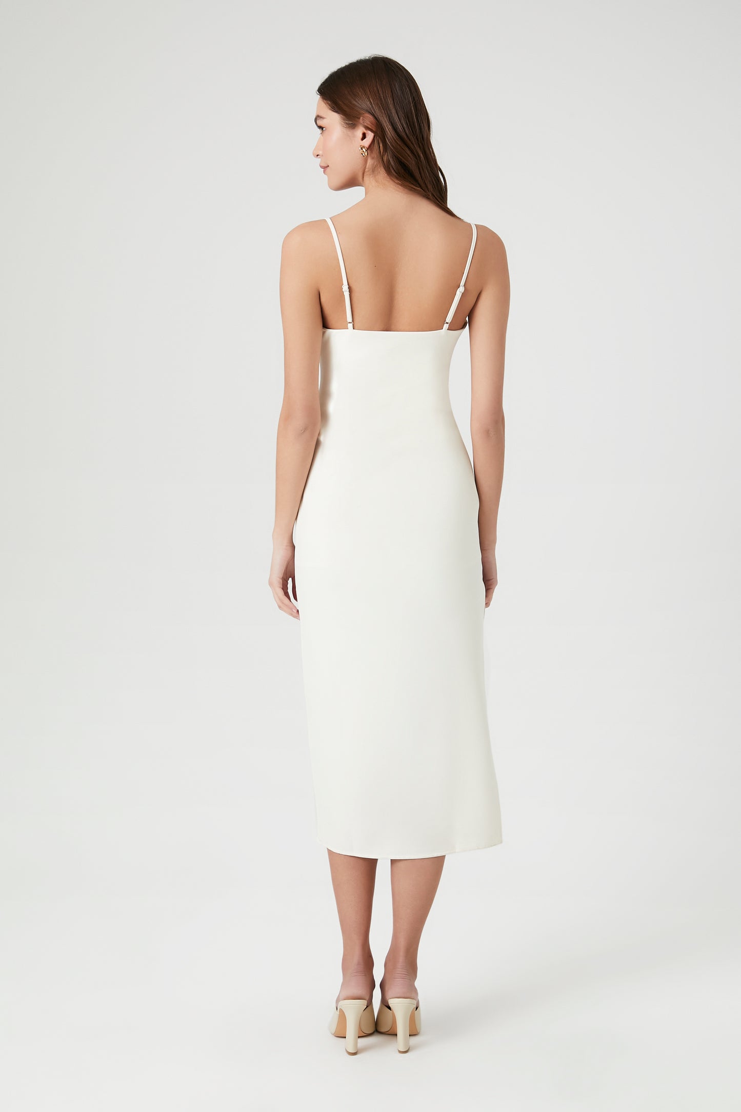 VESTIDO MIDI CON ABERTURA EN LA PIERNA