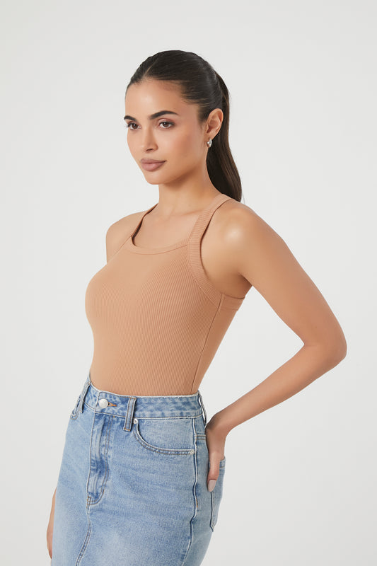 BODYSUIT LICRADO CON ACANALADO