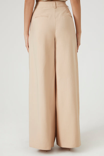 PANTALONA WIDE-LEG CON PINZAS