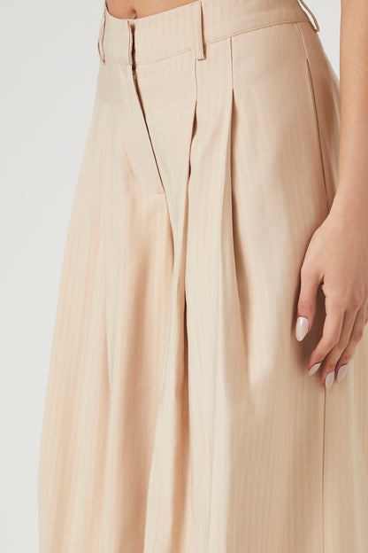 PANTALONA WIDE-LEG CON PINZAS