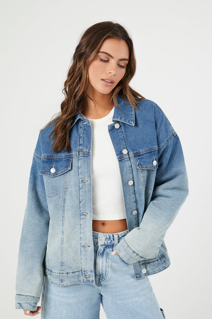CHAQUETA DENIM CON FRISA INTERNA