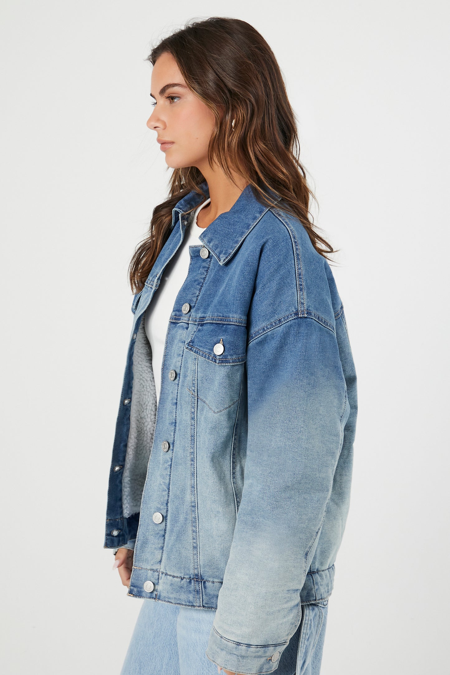 CHAQUETA DENIM CON FRISA INTERNA