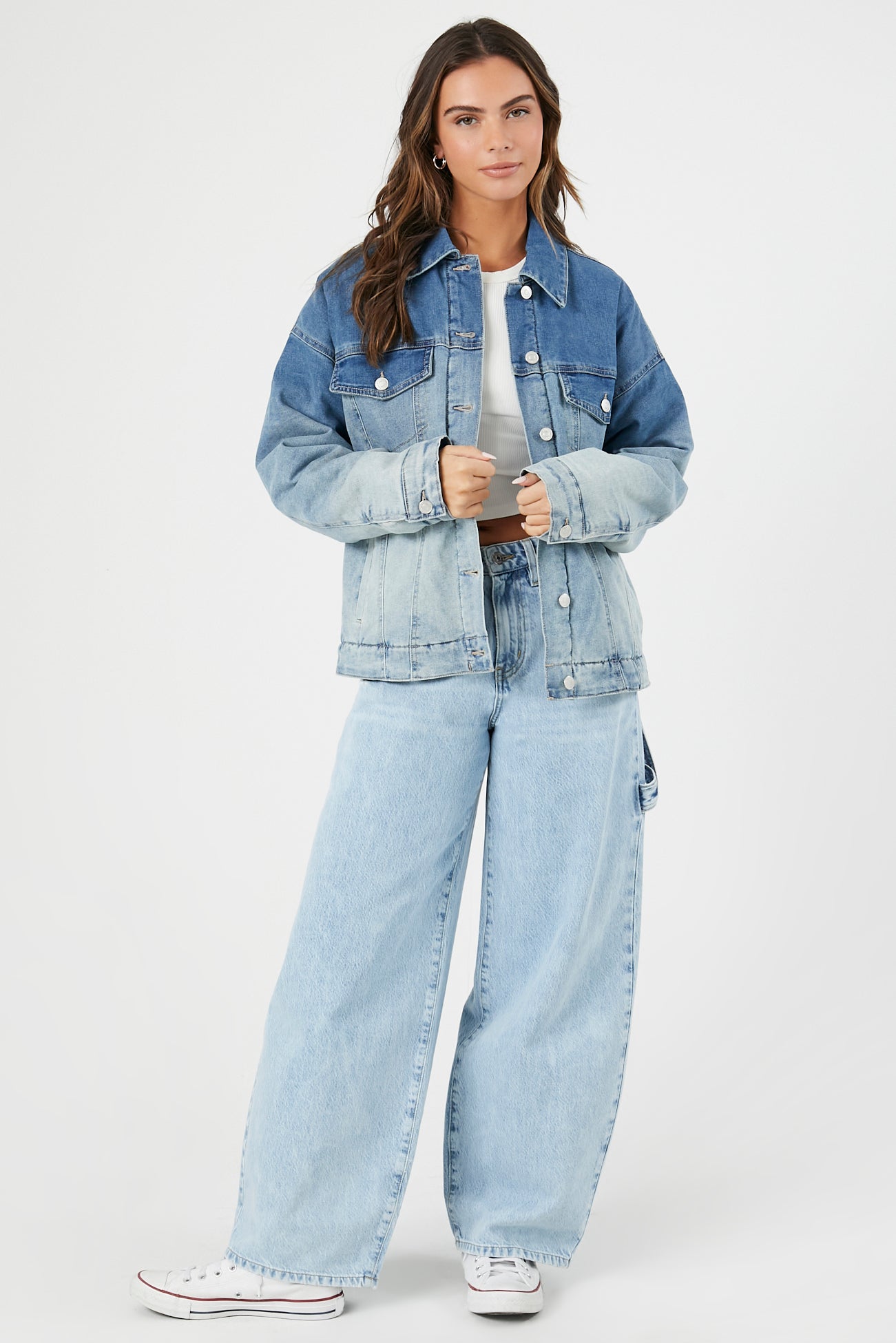 CHAQUETA DENIM CON FRISA INTERNA