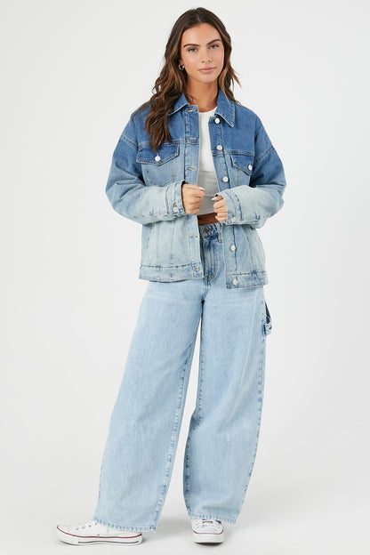 CHAQUETA DENIM CON FRISA INTERNA