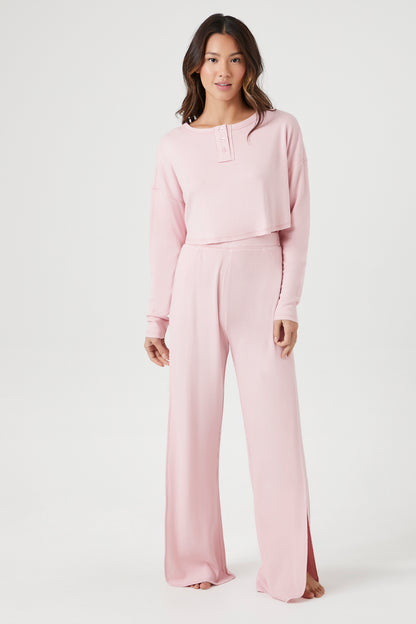 TOP PIJAMA MANGALARGA