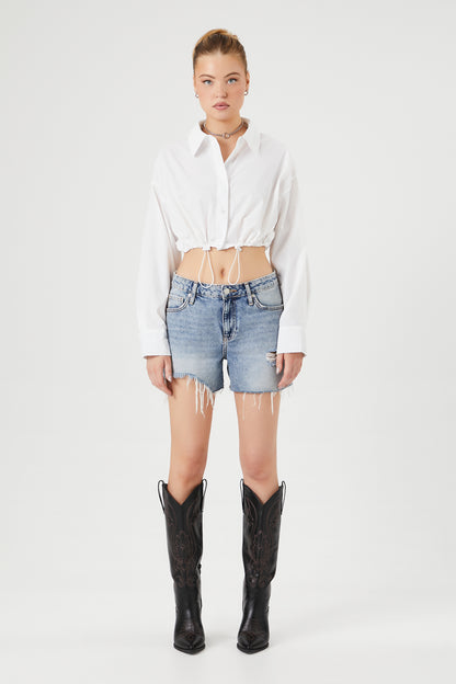 CAMISA CROPPED OVERSIZE