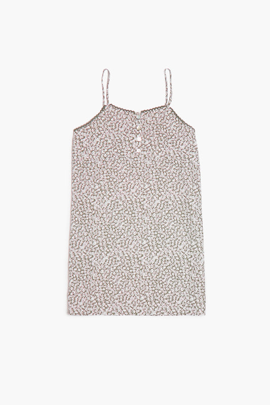 VESTIDO DE TIROS CON ESTAMPADO FLORAL