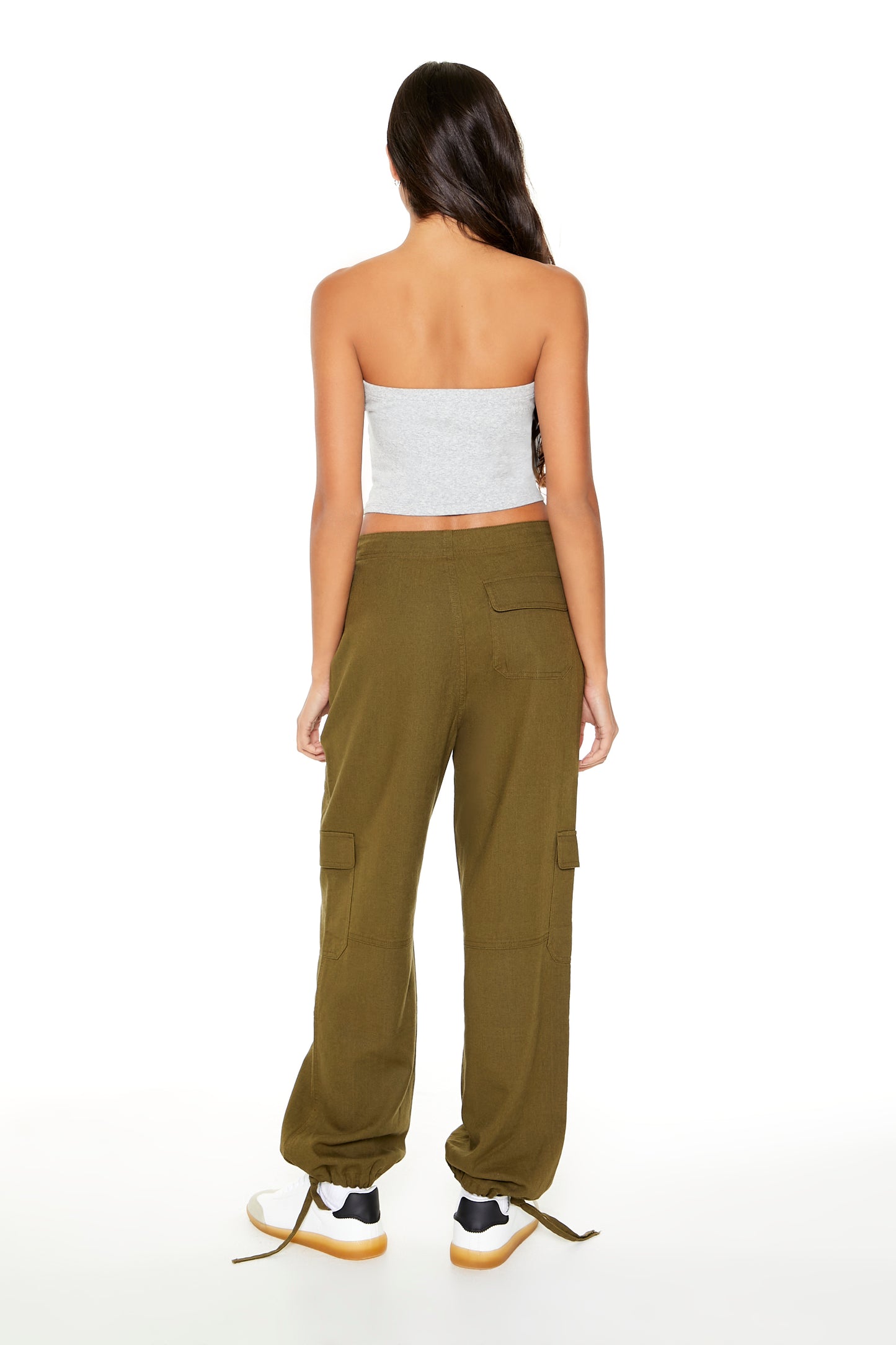 PANTALON CARGO DE LINO