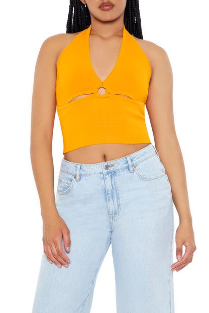 SWEATER TOP HALTER