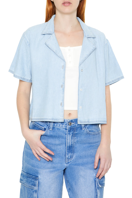 CAMISA CROPPED OVERSIZE