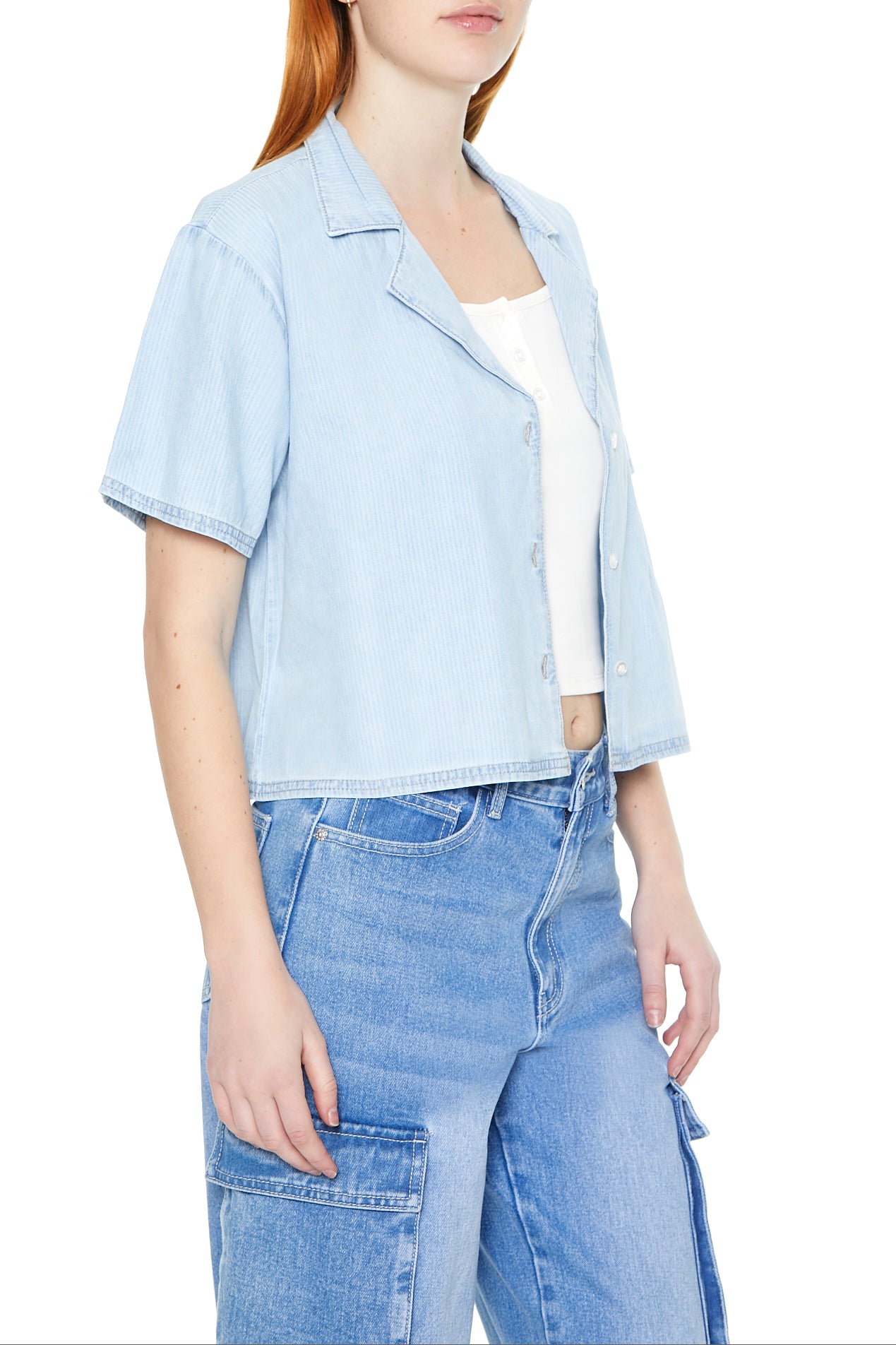 CAMISA CROPPED OVERSIZE