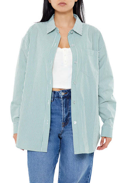 CAMISA OVERSIZED CON LINEAS