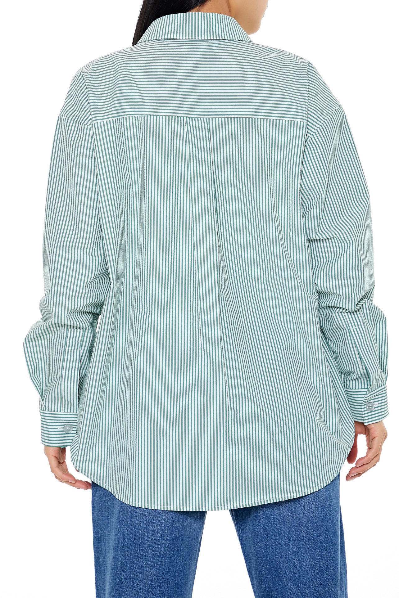 CAMISA OVERSIZED CON LINEAS