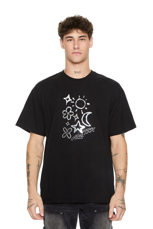 POLERA LOGO "CHROME DREAMS METALLIC"