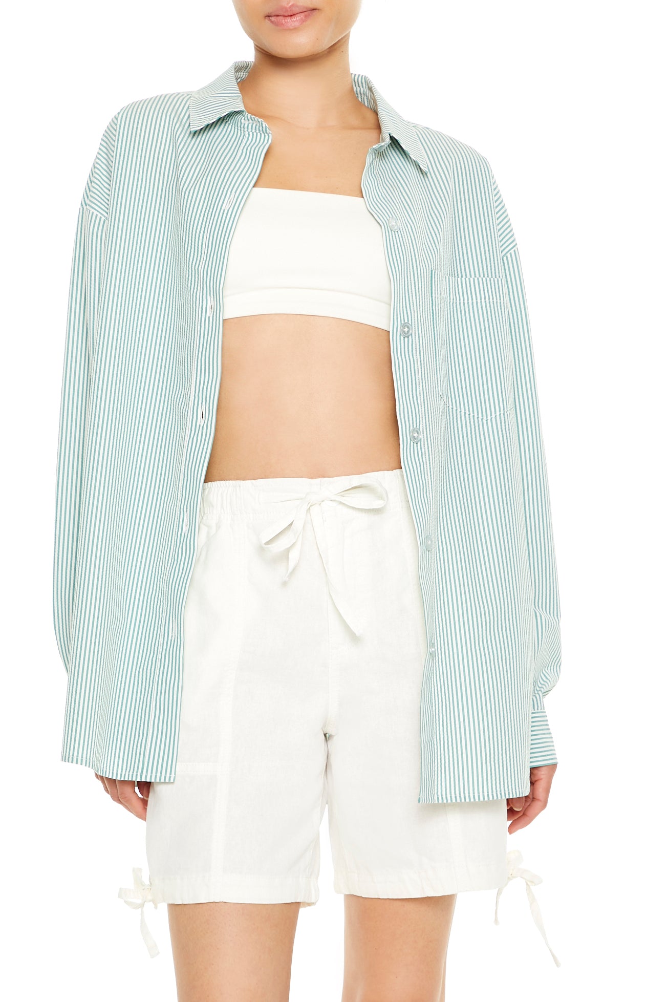 SHORT CARGO DE LINO