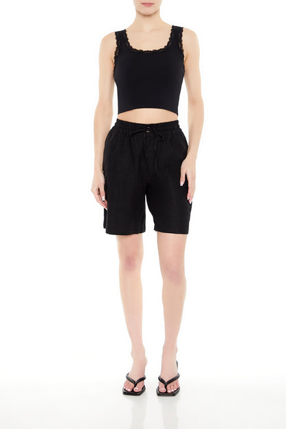SHORT CARGO DE LINO