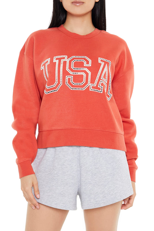 SUDADERA LOGO "USA"