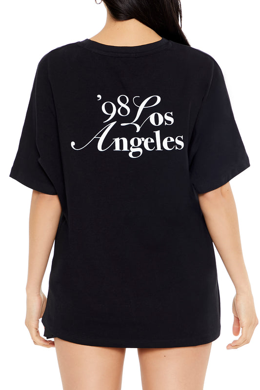 POLERA OVERSIZED LOGO "LOS ANGELES"