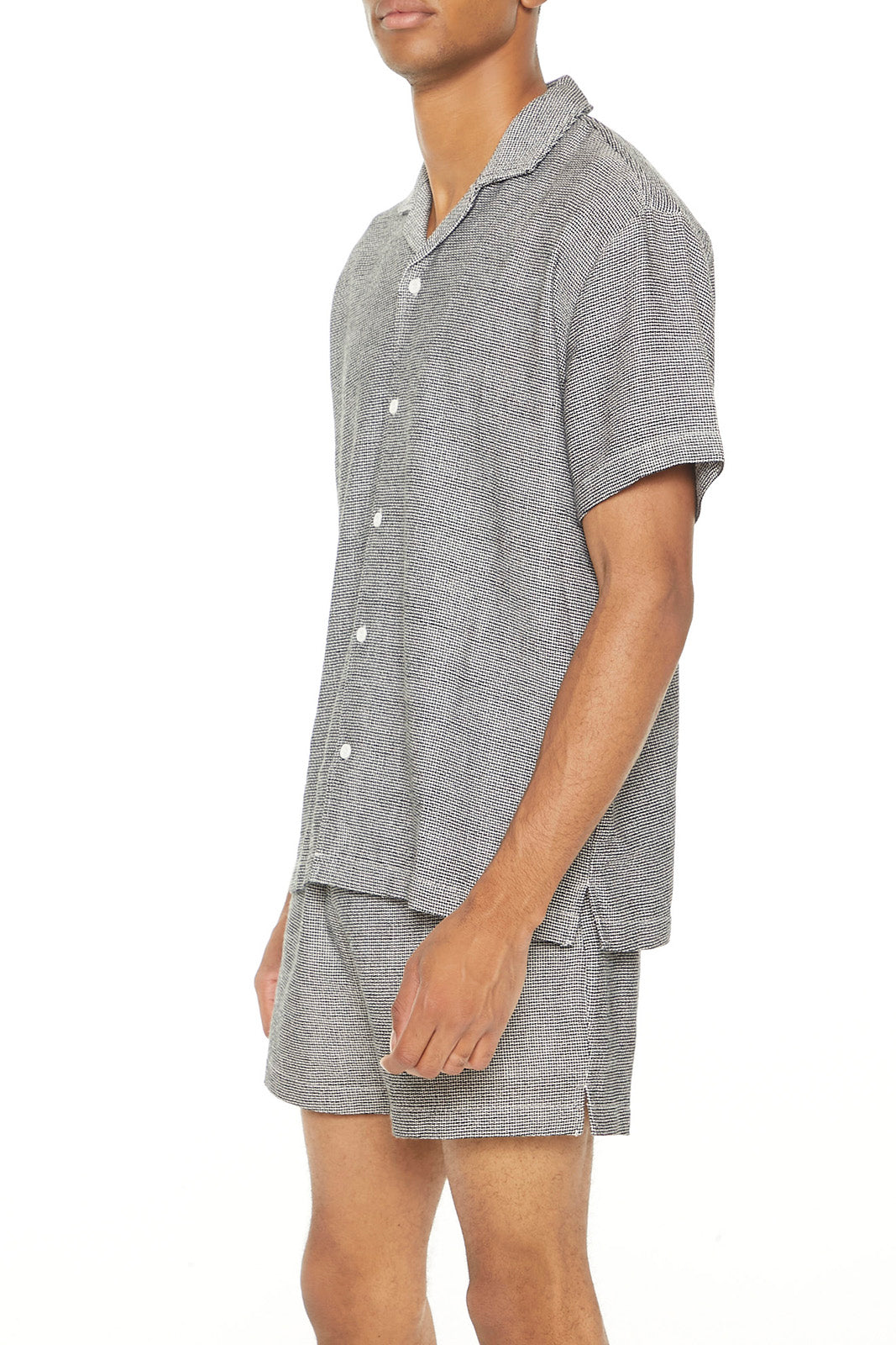 CAMISA MANGA CORTA TEXTURIZADA