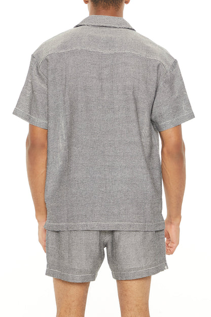 SHORT TEXTURIZADO CON ELASTICO EN LA CINTURA