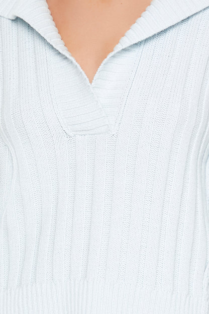 SWEATER TEJIDO CON DETALLE DE SOLAPA