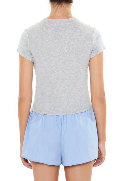 POLERA BABY TEE LOGO CEREZAS