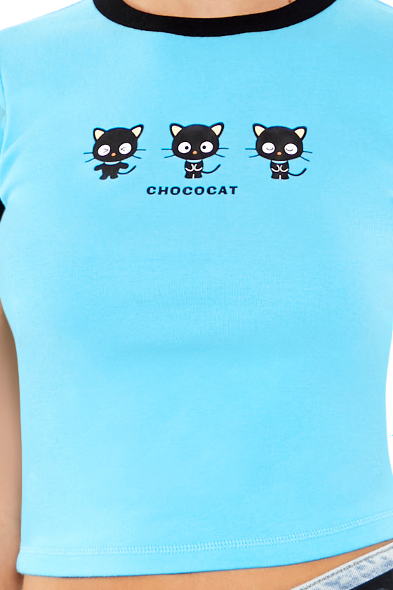 POLERA BABY TEE LOGO "CHOCOCAT"