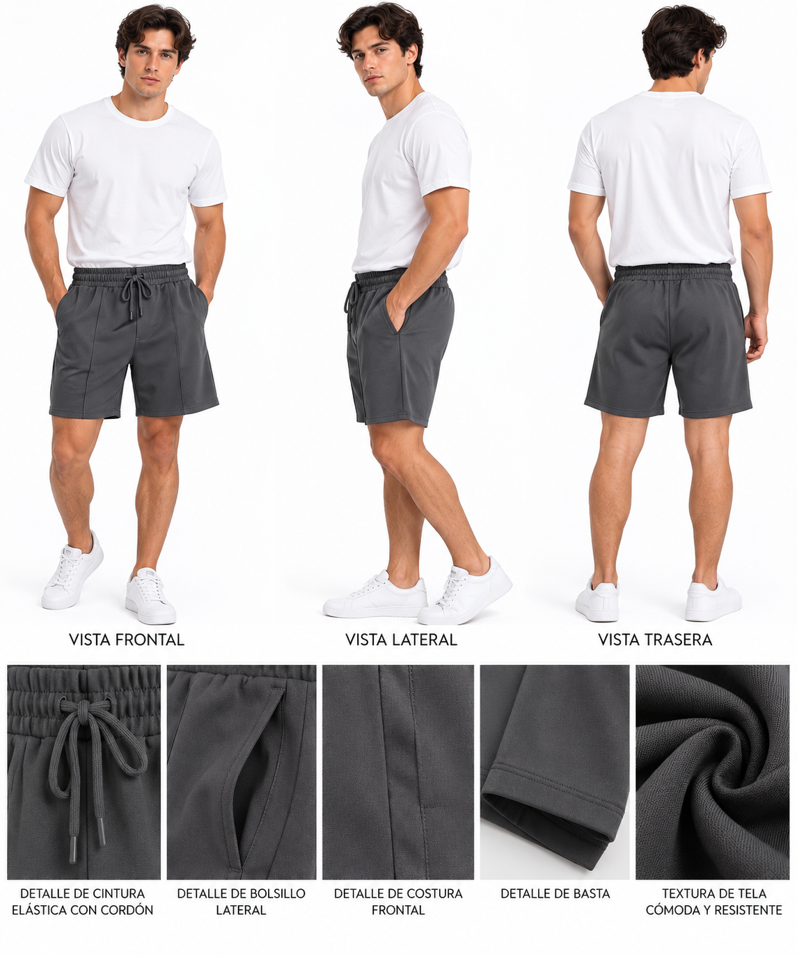 SHORT  CON CORDÓN AJUSTABLE