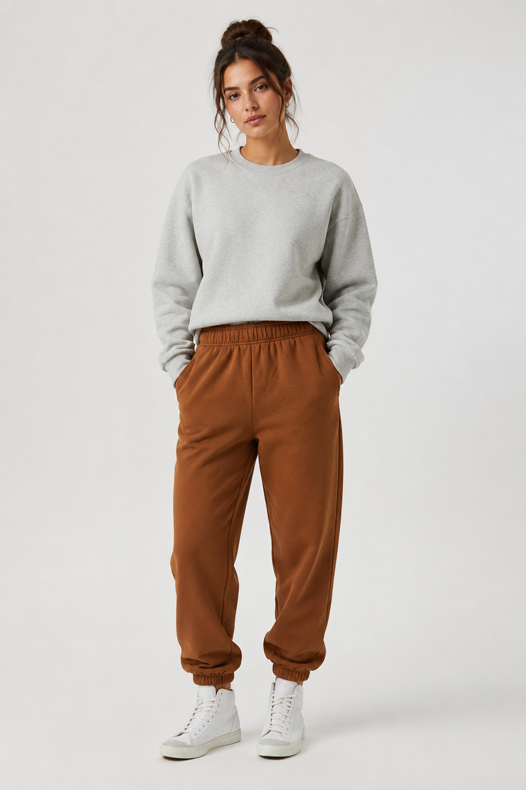 PANTALON BUZO JOGGER FRIZADO