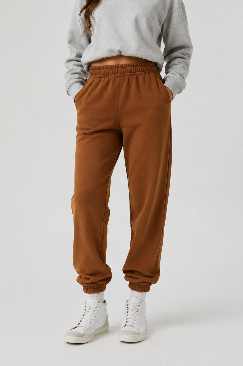 PANTALON BUZO JOGGER FRIZADO