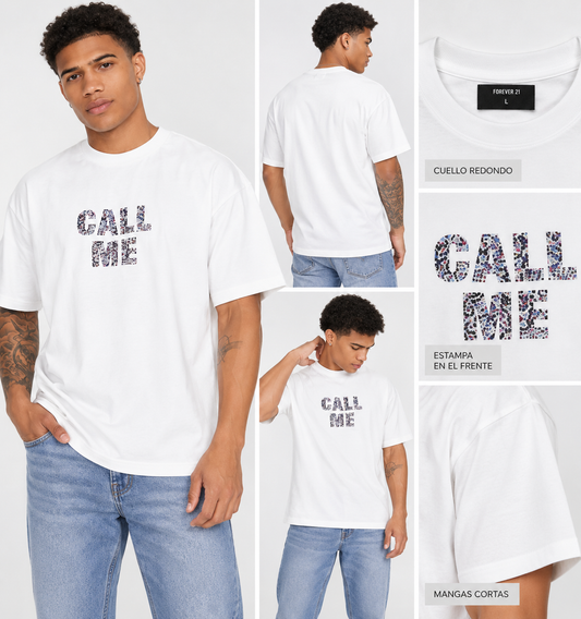 POLERA LOGO "CALL ME"