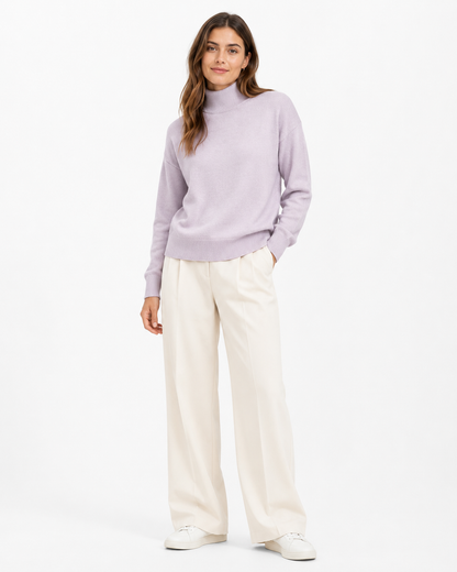 SWEATER CUELLO ALTO OVERSIZED
