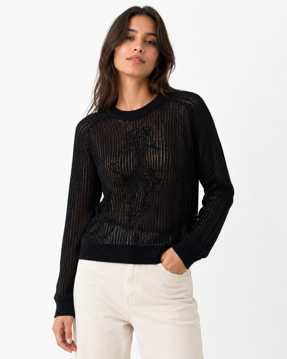 SWEATER TRASLÚCIDO TEJIDO