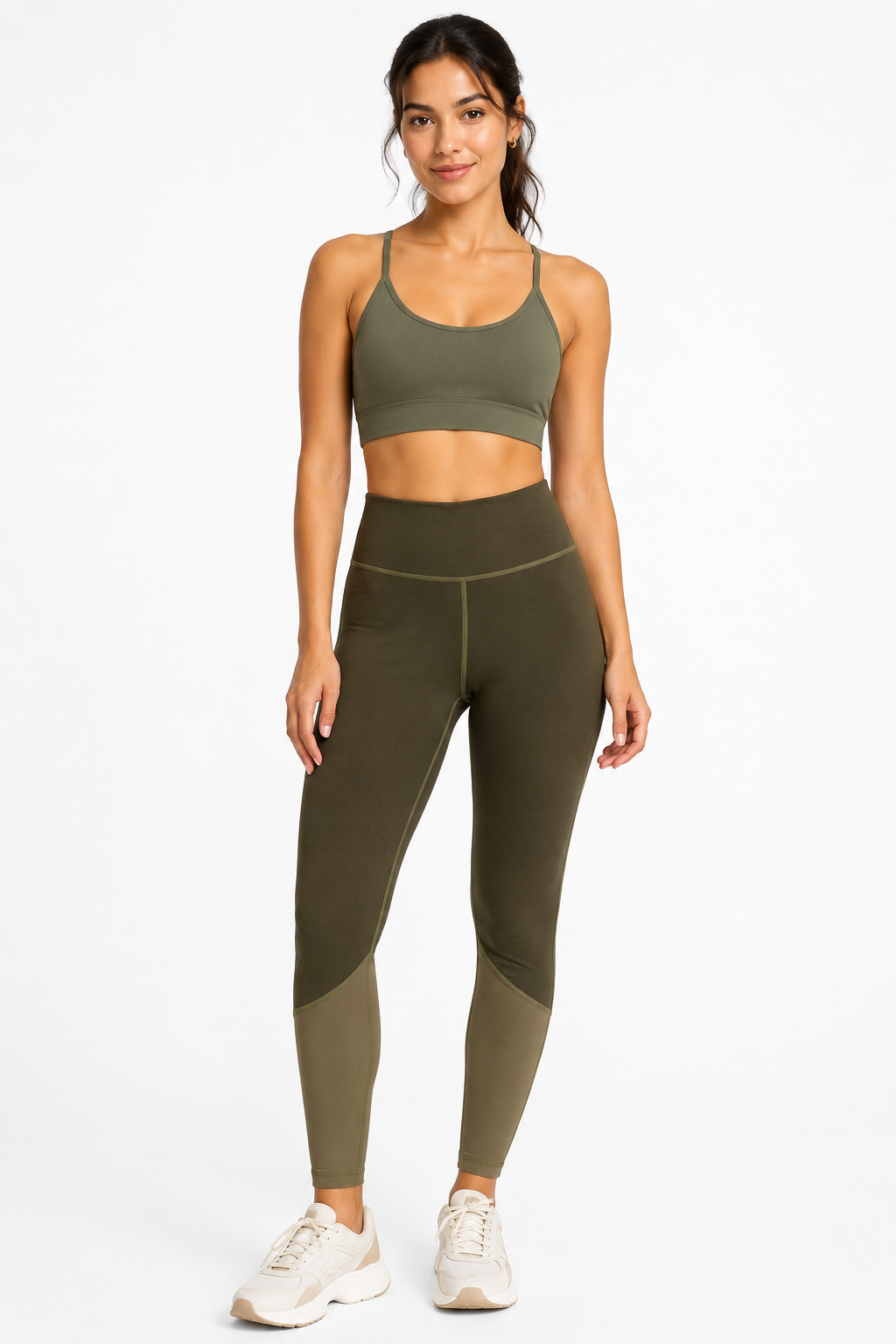CALZA DEPORTIVA CON DETALLE DE TRANSPARENCIA