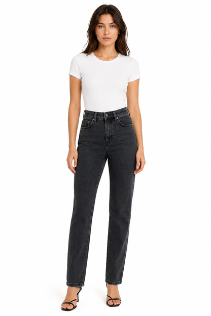 PANTALON DENIM HIGH RISE SKINNY CLÁSICO