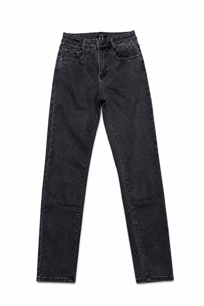 PANTALON DENIM HIGH RISE SKINNY CLÁSICO