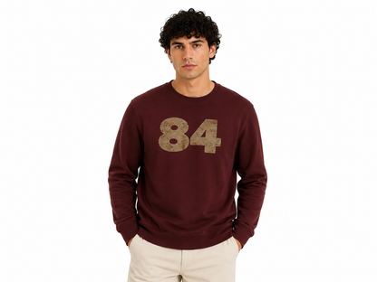 SUDADERA FRISADA LOGO "84"