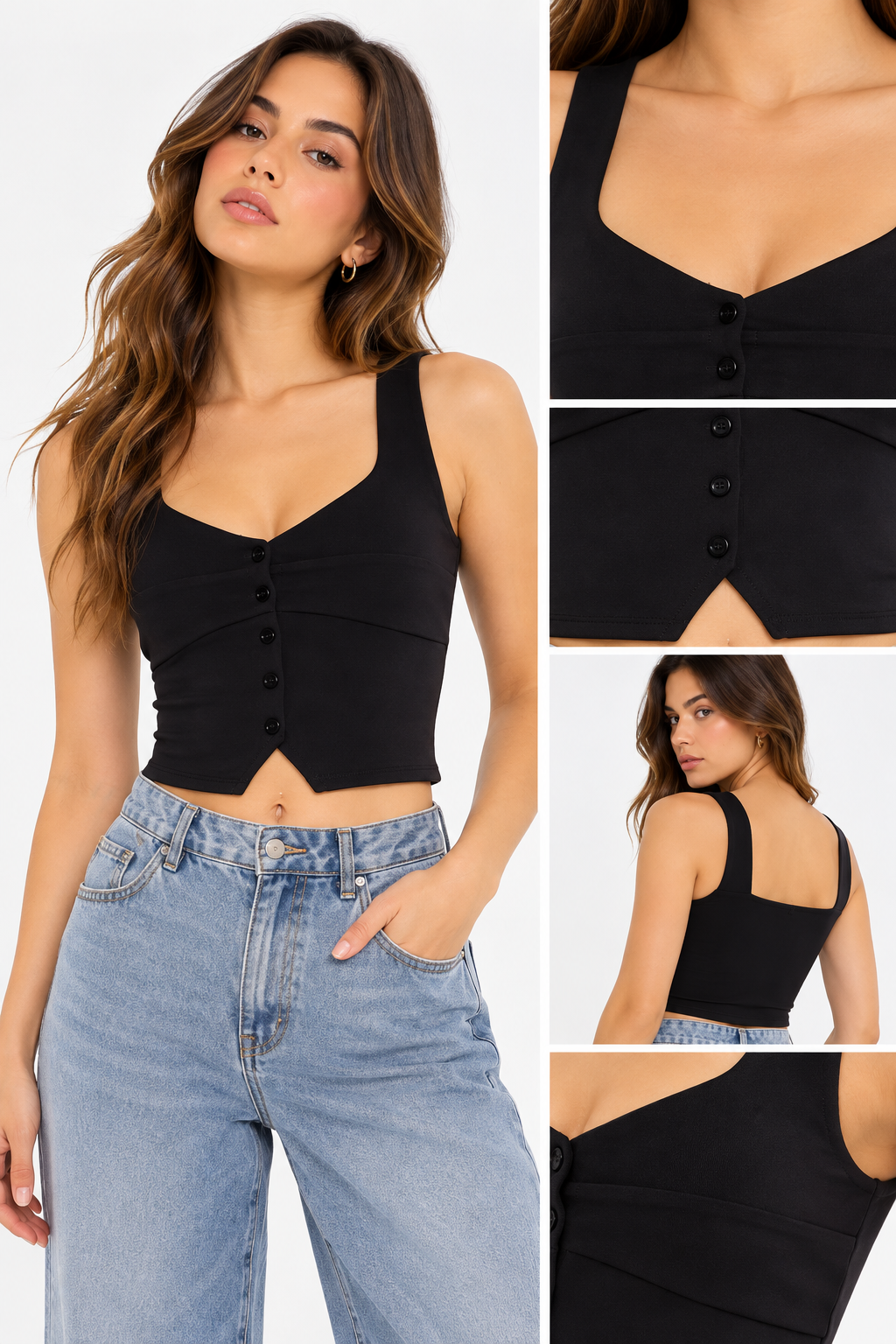 TOP DE TIROS CON DETALLE DE BOTONES