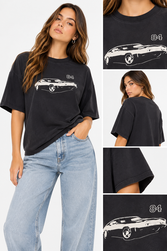 POLERA OVERSIZED LOGO DE "AUTO 84"
