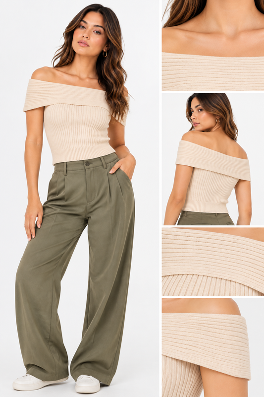 TOP TEJIDO OFF SHOULDER