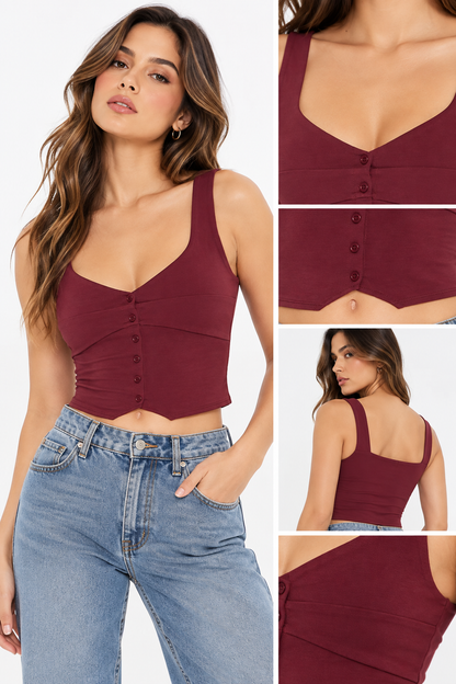 TOP DE TIROS CON DETALLE DE BOTONES