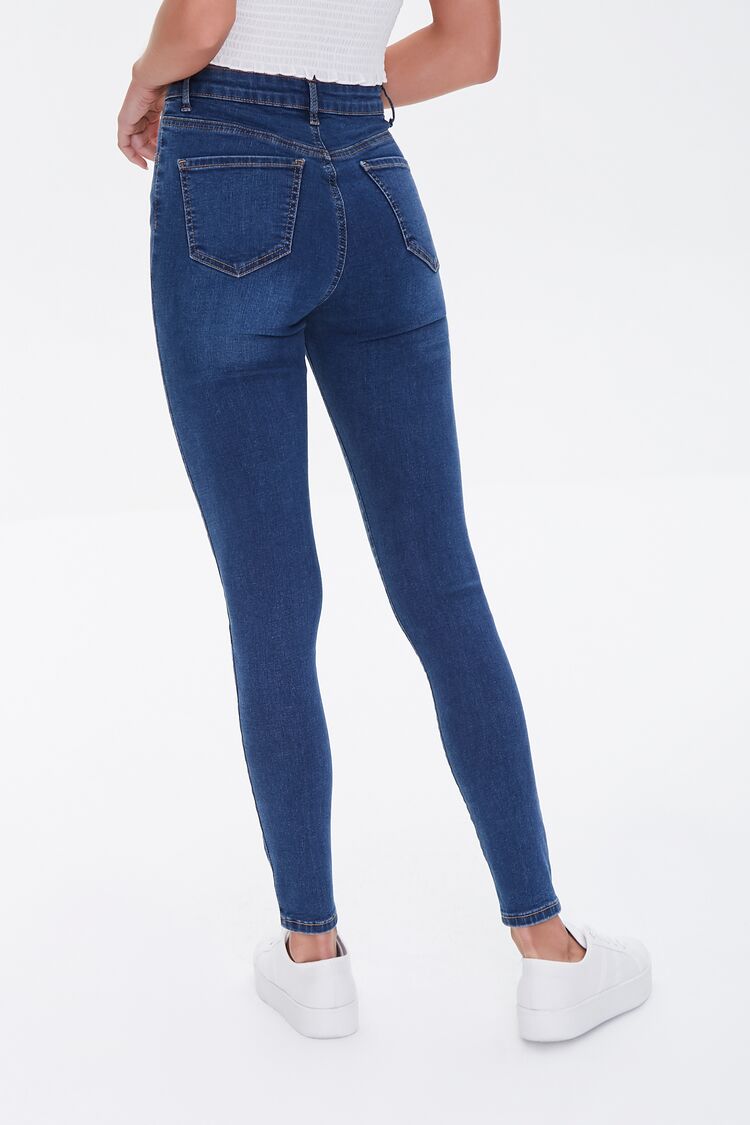 PANTALON DENIM SKINNY TIRO ALTO LICRADO
