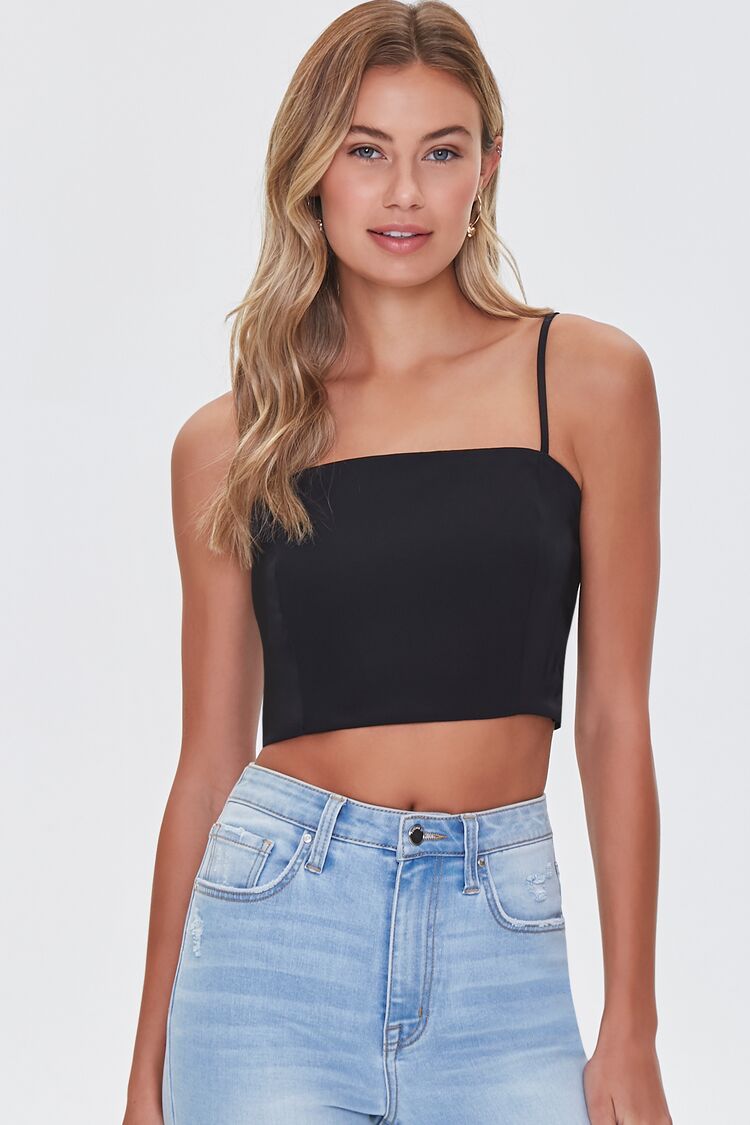 CROP TOP DE SATIN